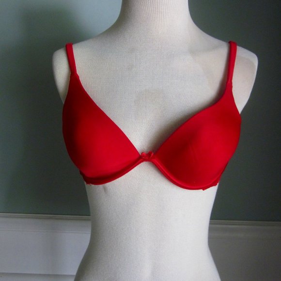 Rampage Red Underwire Bra - Size 36B - Picture 1 of 4